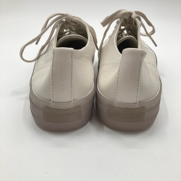Vince heaton white platform sneakers size 8.5 - Picture 6 of 9
